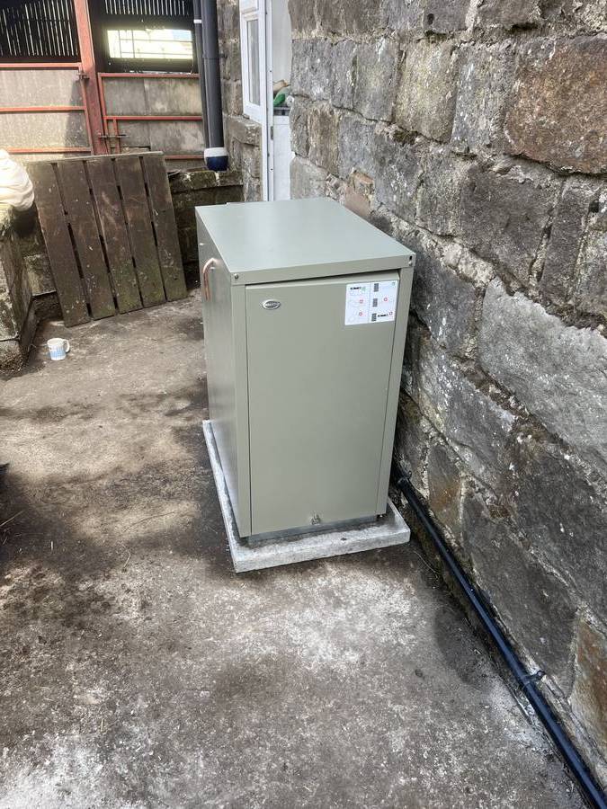External Grant boiler — brick property