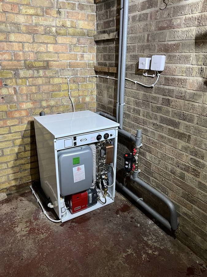 Grant boiler with Riello burner